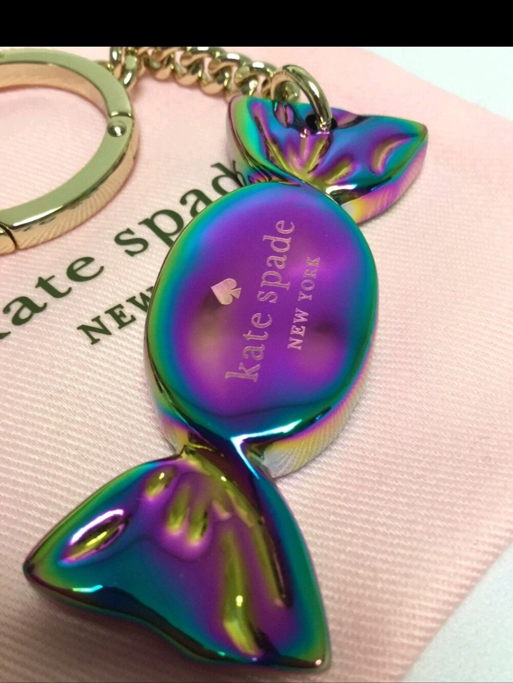kate spade new york Iridescent Candy Keychain